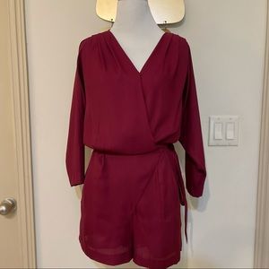 BCBGeneration Wrap Shorts Romper